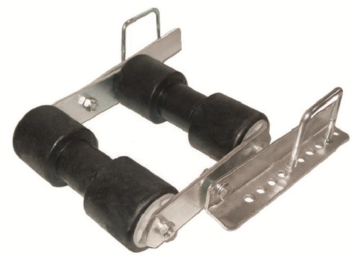 Staffa con doppio rullo - staffa,