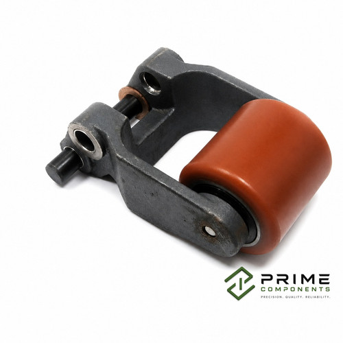 Rullo portante con - , forcellone